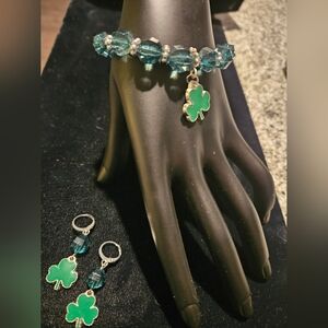 Elegant Green Jewelry Set
